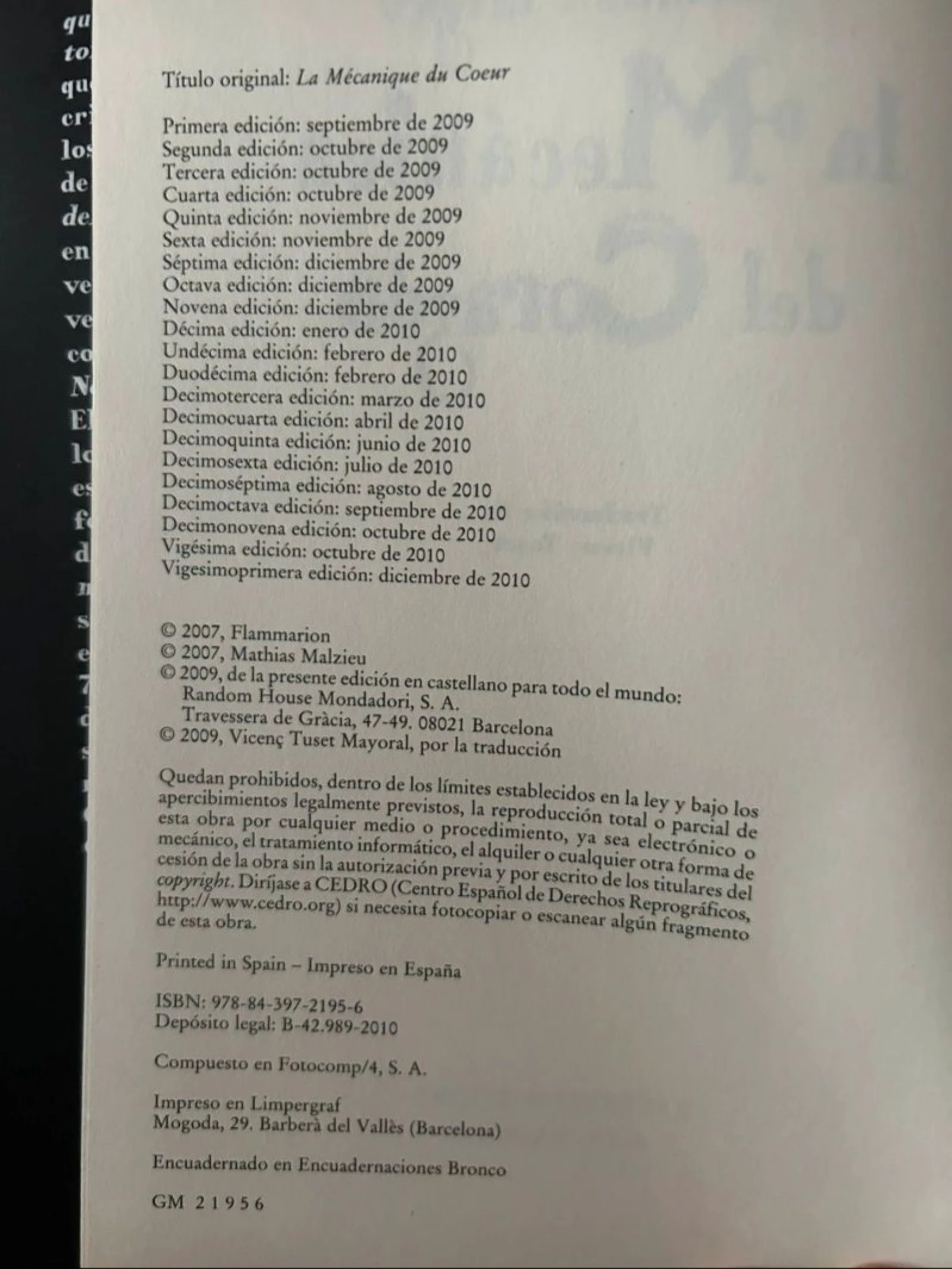 Livro: A Mecânica do Coração – photo 3